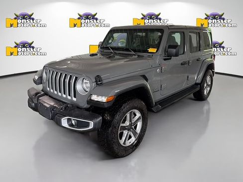 Used 2021 Jeep Wrangler Unlimited Sahara AWD/4WD image 1