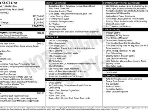Used 2024 Kia K5 GT-Line w/ GT-Line Premium Package FWD image 18