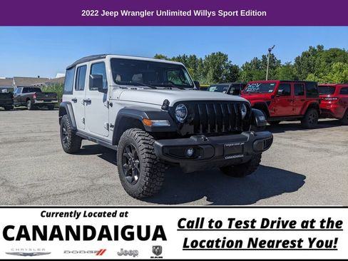 Used 2022 Jeep Wrangler Unlimited Sport image 1