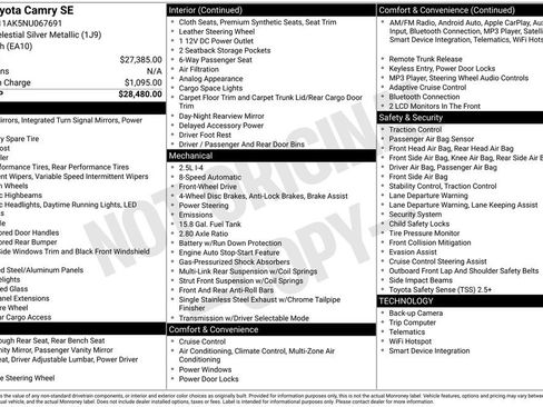 Used 2022 Toyota Camry SE image 22