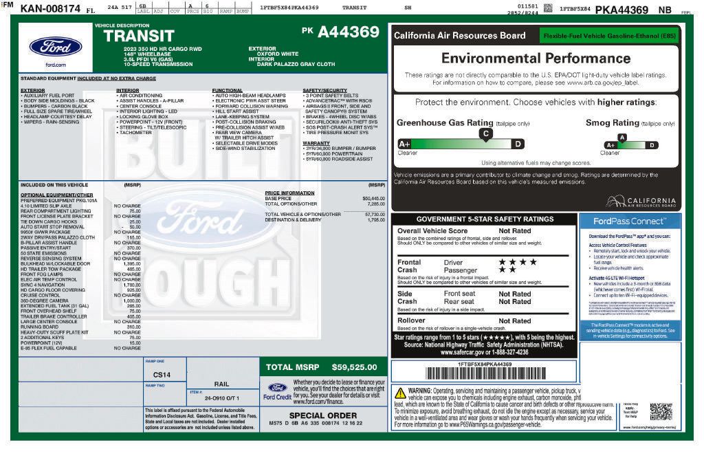 Used 2023 Ford Transit 350 148 High Roof RWD image 5