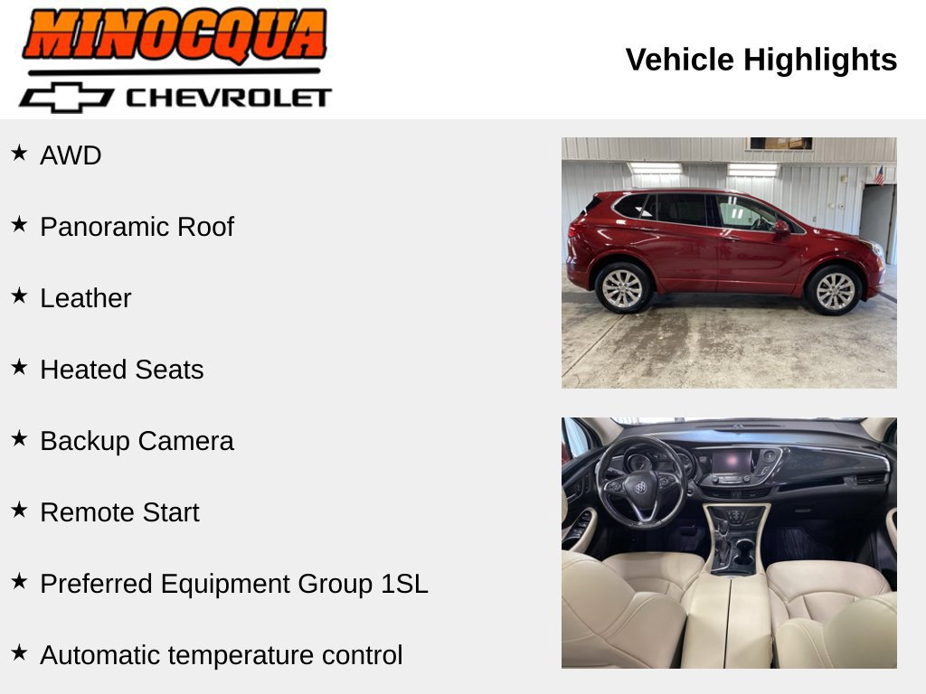 Used 2018 Buick Envision Essence AWD/4WD image 2