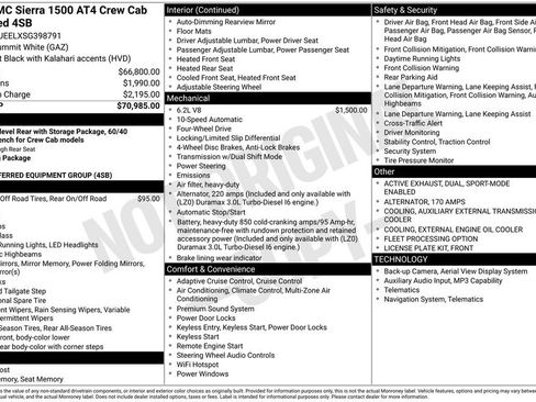 Used 2025 GMC Sierra 1500 AT4 image 2