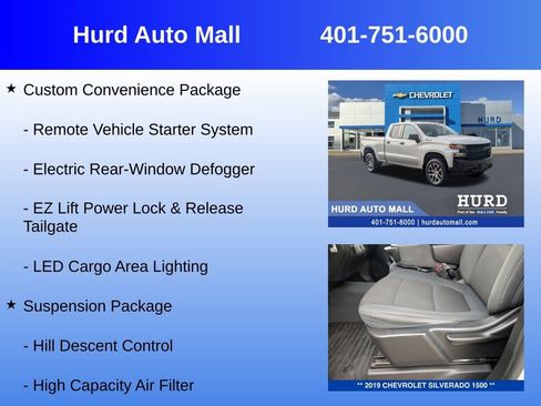 Used 2019 Chevrolet Silverado 1500 Custom Trail Boss w/ Custom Convenience Package image 24