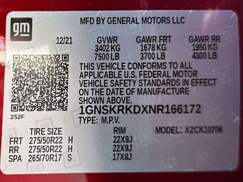 Used 2022 Chevrolet Tahoe RST w/ Luxury Package AWD/4WD image 36
