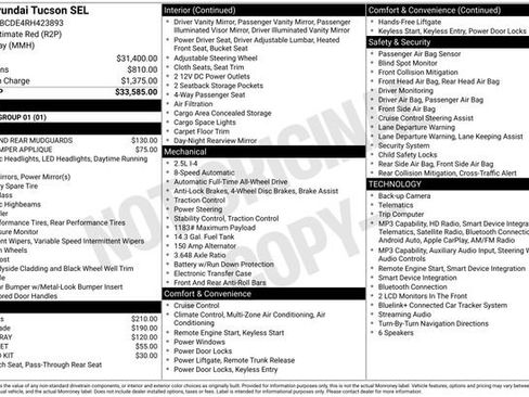 Used 2024 Hyundai Tucson SEL AWD/4WD image 20