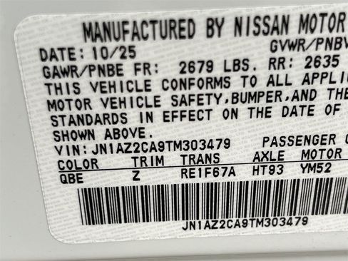 New 2026 Nissan Leaf SV+ image 17