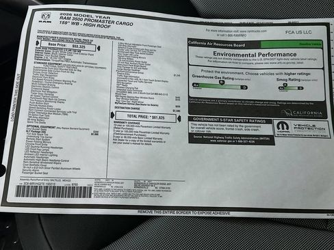 New 2026 RAM ProMaster 3500 w/ Quick Order Package 22G SLT FWD image 20
