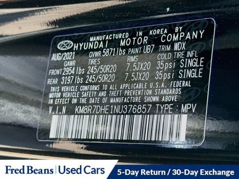 Certified 2022 Hyundai Palisade Calligraphy AWD/4WD image 41
