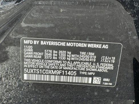 Used 2021 BMW X3 xDrive30e w/ Convenience Package image 47