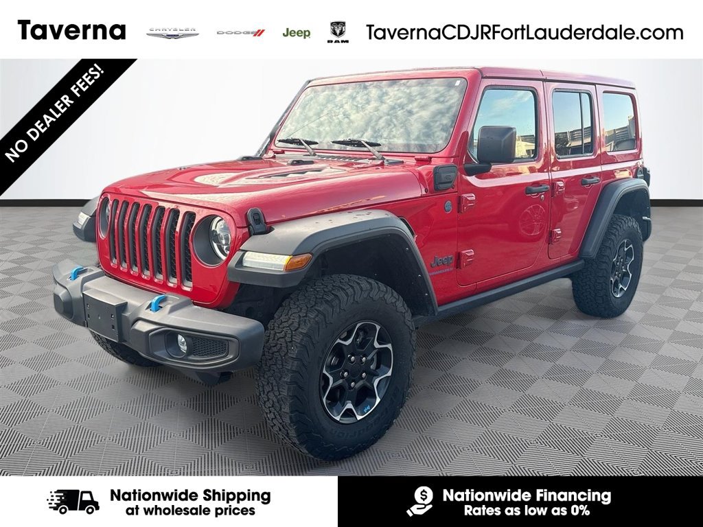 Used 2023 Jeep Wrangler Unlimited Rubicon 4xe AWD/4WD image 1