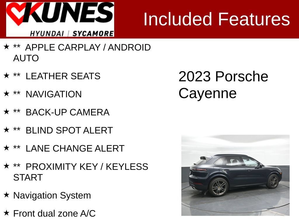 Used 2023 Porsche Cayenne AWD/4WD image 2