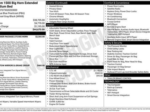 Used 2016 RAM 1500 Big Horn image 36