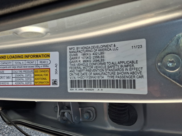 Used 2024 Honda Accord LX image 28