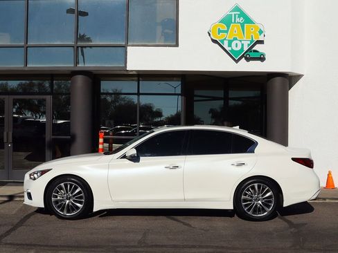 Used 2021 INFINITI Q50 Luxe w/ Cargo Package image 8