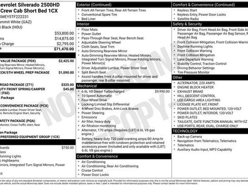 Used 2026 Chevrolet Silverado 2500 Custom w/ Custom Value Package AWD/4WD image 35