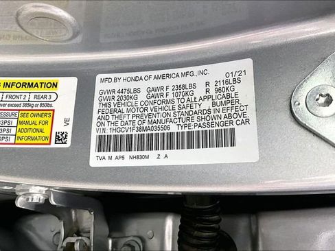 Used 2021 Honda Accord Sport image 30