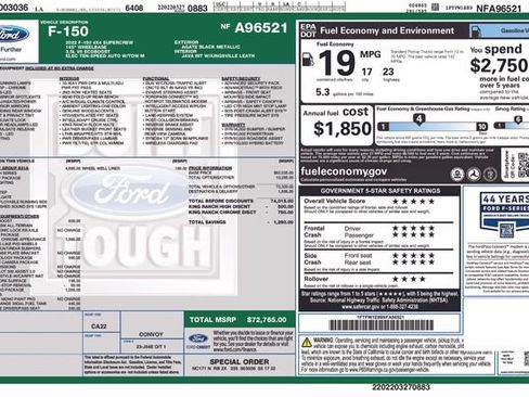 Used 2022 Ford F150 King Ranch w/ Equipment Group 601A High AWD/4WD image 4
