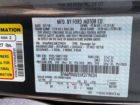 Used 2018 Ford Fusion S FWD image 45