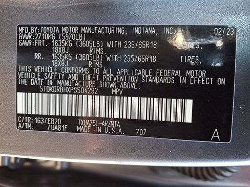 Used 2023 Toyota Highlander XLE image 27