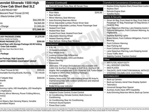 Used 2024 Chevrolet Silverado 1500 High Country w/ Technology Package image 44