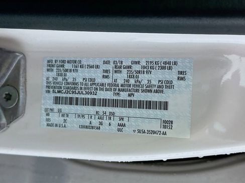Used 2018 Lincoln MKC Select w/ Select Plus Package FWD image 31