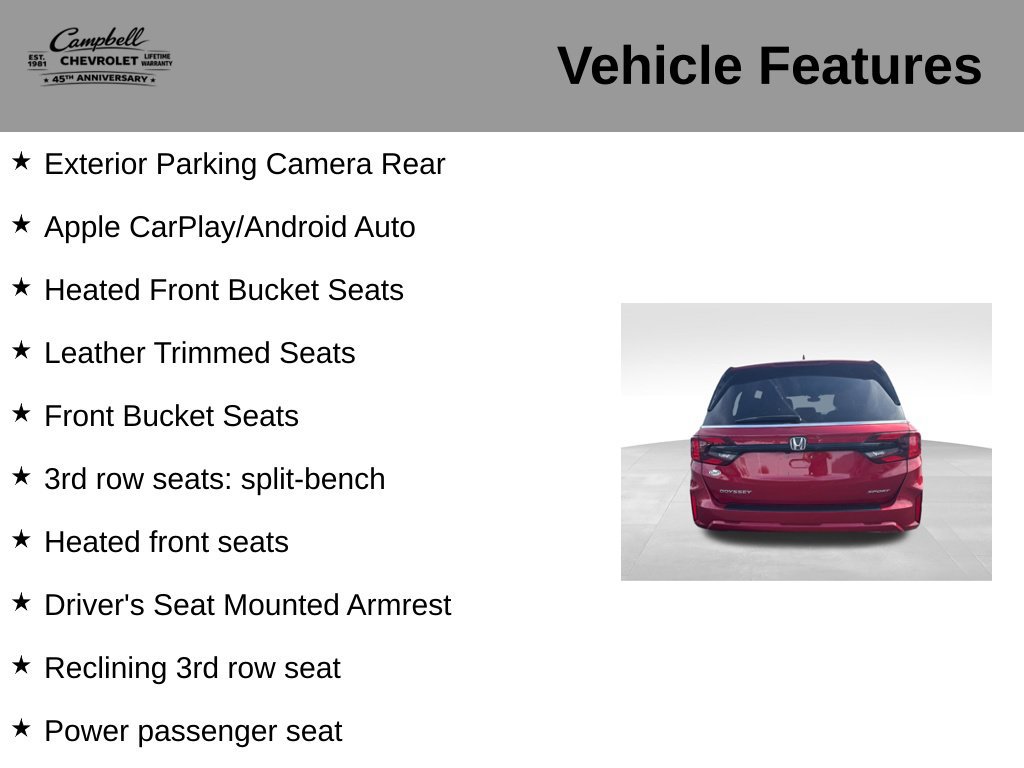 Used 2025 Honda Odyssey Sport-L image 10