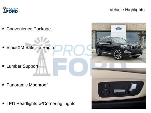 Used 2019 BMW X3 sDrive30i w/ Convenience Package RWD image 5