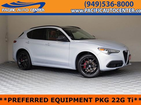 Used 2021 Alfa Romeo Stelvio Ti w/ Nero Edizione image 1