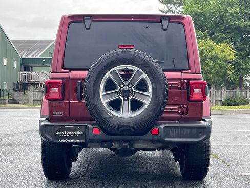 Used 2021 Jeep Wrangler Unlimited Sahara w/ Uconnect 4C Nav & Sound Group AWD/4WD image 7