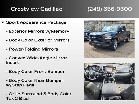 Used 2022 RAM 1500 Laramie w/ Sport Appearance Package image 24