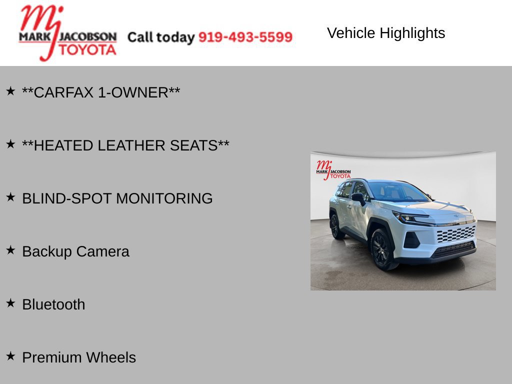 Used 2026 Toyota RAV4 XLE Premium w/ Weather Package FWD image 5
