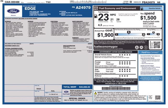 Used 2023 Ford Edge SEL AWD/4WD image 34