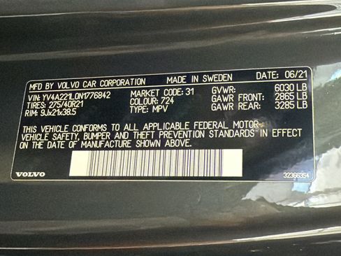 Used 2022 Volvo XC90 T6 Inscription w/ Advanced Package AWD/4WD image 20