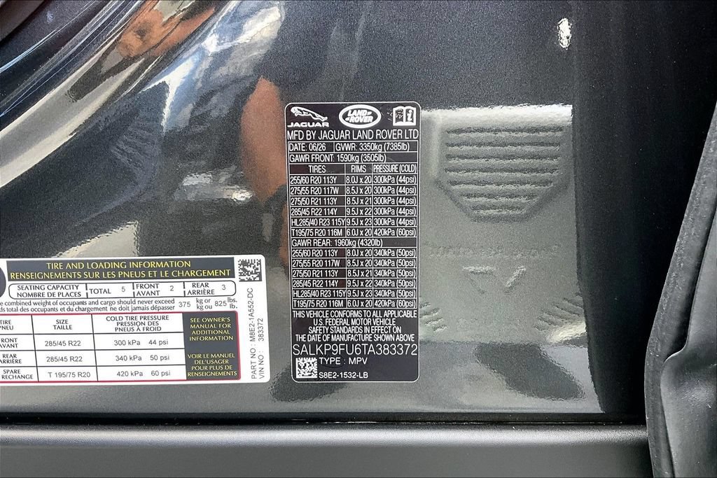 New 2026 Land Rover Range Rover SE AWD/4WD image 8