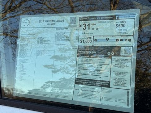 New 2026 Nissan Rogue SV image 6