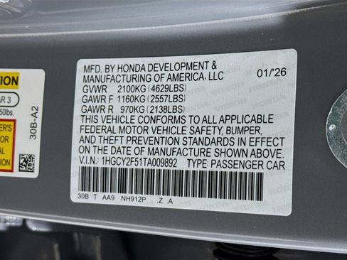 New 2026 Honda Accord Sport image 37