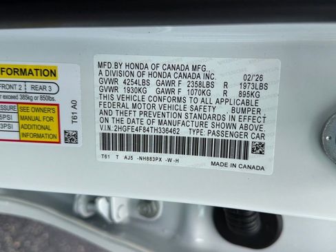 New 2026 Honda Civic Sport Touring image 32