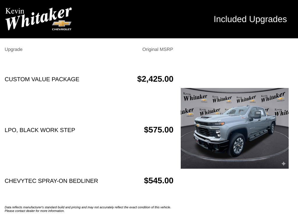 Certified 2026 Chevrolet Silverado 2500 Custom w/ Custom Value Package AWD/4WD image 35