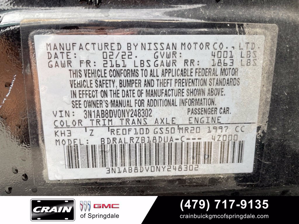 Used 2022 Nissan Sentra SR w/ Midnight Edition FWD image 30