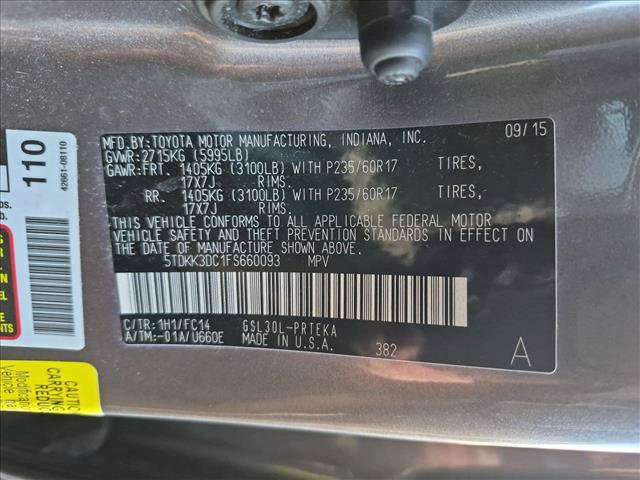 Used 2015 Toyota Sienna LE FWD image 14