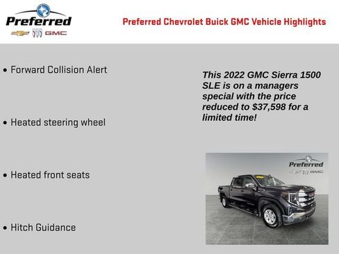 Certified 2022 GMC Sierra 1500 SLE AWD/4WD image 4
