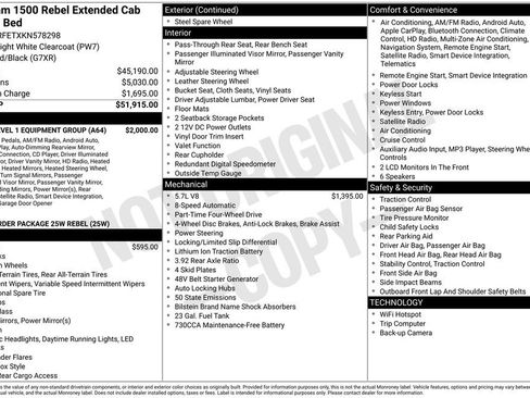 Used 2019 RAM 1500 Rebel w/ Rebel Level 1 Equipment Group image 11