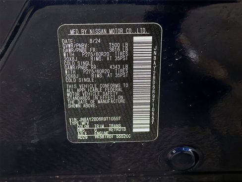 Used 2024 Nissan Armada SL w/ Cargo Package image 35