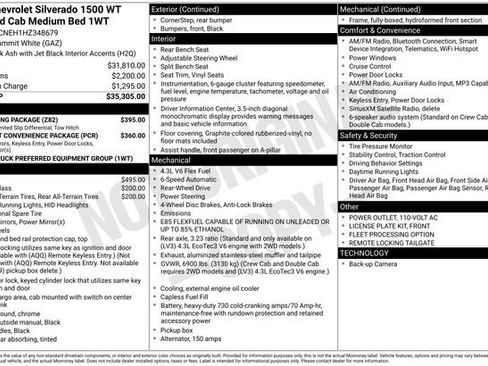 Used 2017 Chevrolet Silverado 1500 W/T w/ Trailering Package image 28