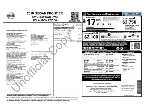 Used 2018 Nissan Frontier SV AWD/4WD image 5