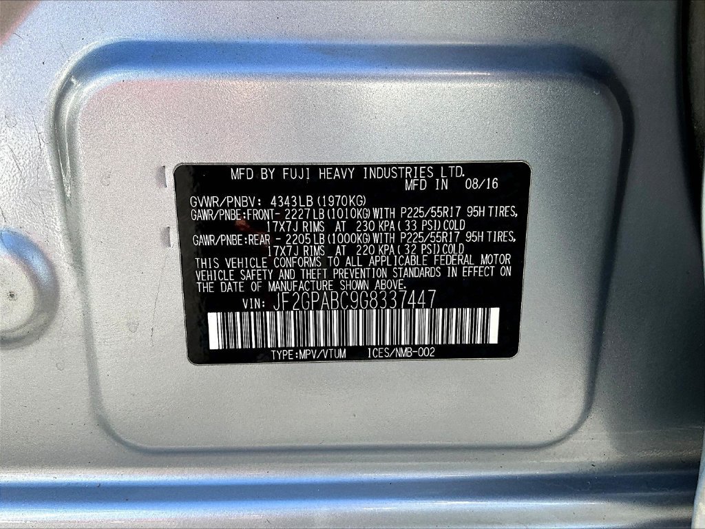 Used 2016 Subaru Crosstrek 2.0i Premium w/ Popular Package #1 AWD/4WD image 19