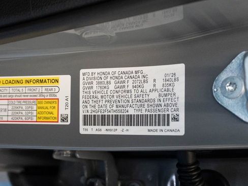 New 2026 Honda Civic Sport image 26