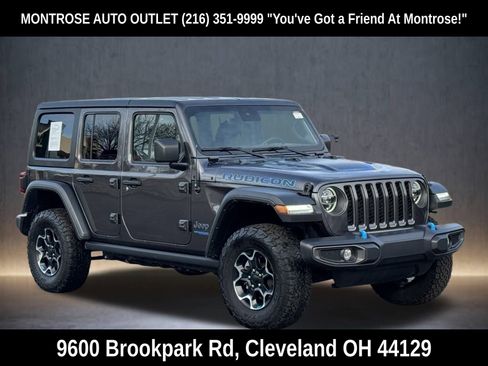 Used 2022 Jeep Wrangler Unlimited Rubicon 4xe w/ Cold Weather Group image 61