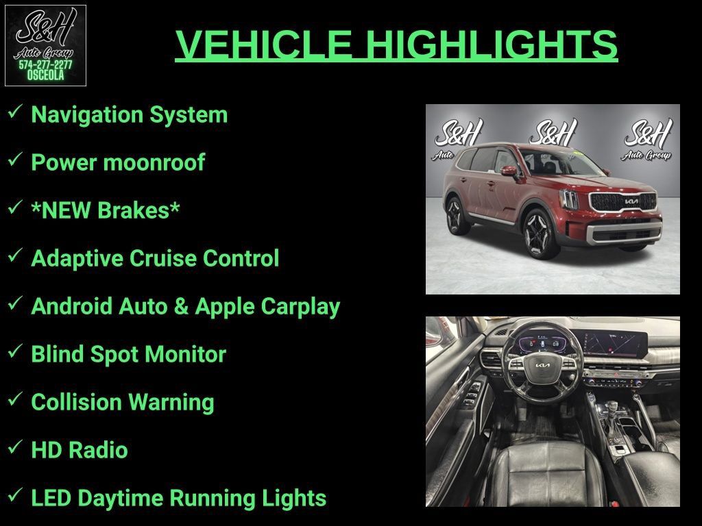 Used 2023 Kia Telluride EX w/ EX Captain's Chair Package AWD/4WD image 3